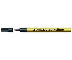 STANGER Žymeklis PAINTLINER auksinės spalvos, 1-2 mm, pakuotėje 10vnt 210008