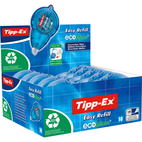 BIC Korekcinė juostelė EASY REFILL 5 mm x 14 m, pakuotėje 10 vnt 170025