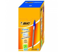 BIC Tušinukas CRISTAL 1.0 mm, mėlynas, pakuotėje 50 vnt 129627