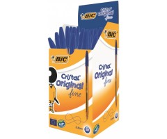 BIC Tušinukas CRISTAL FINE 0.3 mm, mėlynas, pakuotėje 50 vnt 134478
