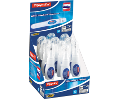 BIC Korekcinis pieštukas Mini SHAKE N SQUEEZE 4 ml, pakuotėje 10 vnt 733401