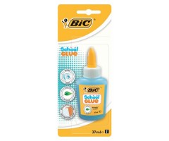 BIC Skysti klijai SCHOOL GLUE 37 ml, pakuotėje 12 vnt 9055124