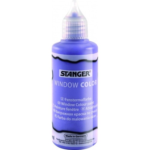 STANGER Klijai stiklo dekoracijoms Window color 80 ml, violetiniai 300031