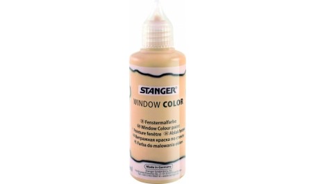 STANGER Klijai stiklo dekoracijoms Window color 80 ml, kreminiai 300008