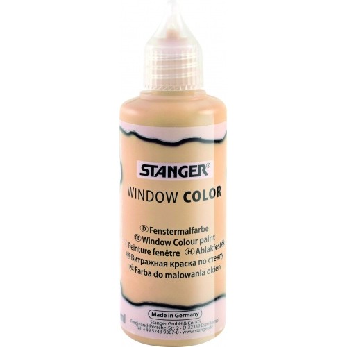 STANGER Klijai stiklo dekoracijoms Window color 80 ml, kreminiai 300008