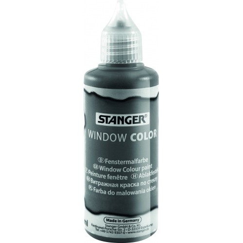 STANGER Klijai stiklo dekoracijoms Window color 80 ml, pilki 300035