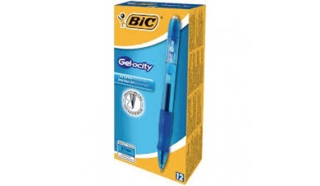 BIC Gelinis rašiklis GEL-OCITY 0.7 mm, mėlynas, pakuotėje 12 vnt 600666