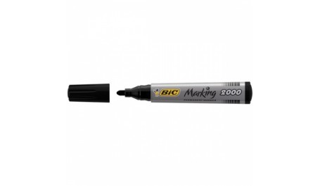 BIC Permanentinis žymeklis ECO 2000 2-5 mm, juodas, pakuotėje 1 vnt 000095