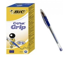 BIC Tušinukas Ball pen Cristal Grip 1.0 mm, mėlynas, pakuotėje 20 vnt 004061