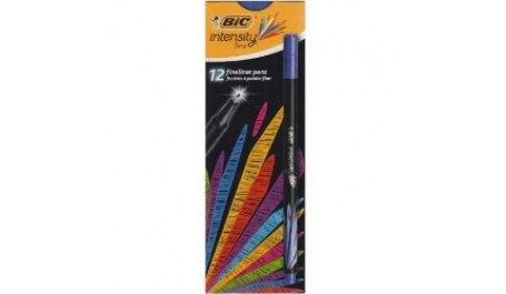 BIC Rašiklis Fineliners INTENSITY FINE, mėlynas, pakuotėje 12vnt 449213
