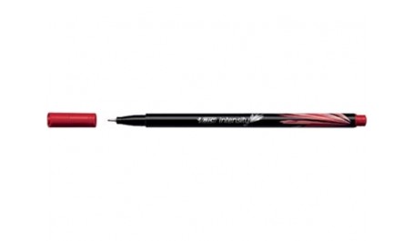 BIC Rašiklis Fineliners INTENSITY FINE, raudonas, pakuotėje 12vnt 449350