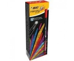 BIC Rašiklis Fineliners INTENSITY FINE, raudonas, pakuotėje 12vnt 449350