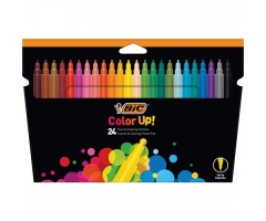 BIC Flomasteriai Felt Pens Color Up 24 spalvų rinkinys 499317