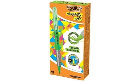 BIC Teksto žymeklis Highlighter FLEX, žalias, pakuotėje 12vnt 494619