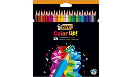 BIC Spalvoti pieštukai Color Up 24 spalvų rinkinys 950528