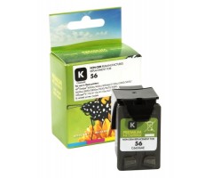 Hewlett-Packard 56 (C6656A) Juoda, 450 psl.