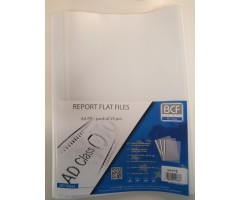 AD Class Segtuvėlis skaidriu viršeliu 100/150 baltas, pakuotėje 25vnt