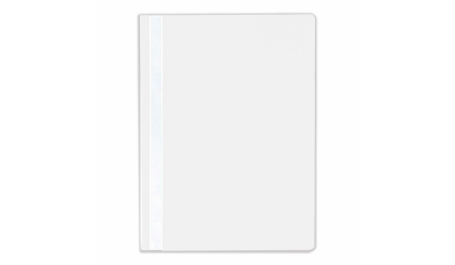 AD Class Segtuvėlis skaidriu viršeliu 100/150 baltas, pakuotėje 25vnt