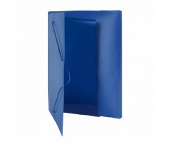 Plastikinis aplankas su gumelėmis  30MM, mėlynas 1 vnt