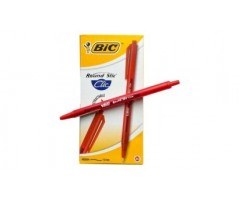 BIC Tušinukas ROUND STIC CLIC 1.0 mm, raudona, pakuotėje 20 vnt 379633