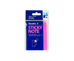 Double A Lipnūs lapeliai Neon Magenta 76x51 mm, 100 lapelių