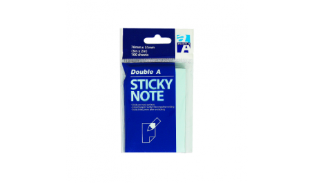 Double A Lipnūs lapeliai Blue 76x51 mm, 100 lapelių