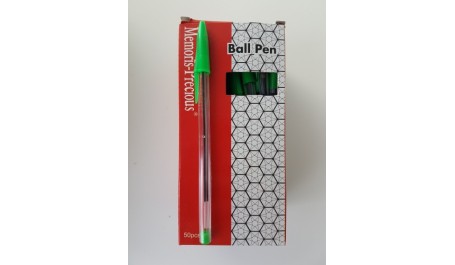 Tušinukas su kamšteliu 50 vnt, Žalias