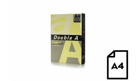 Spalvotas popierius Double A, 80g, A4, 500 lapų, Cheese