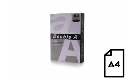 Spalvotas popierius Double A, 80g, A4, 500 lapų, Levender