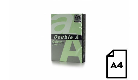 Spalvotas popierius Double A, 80g, A4, 500 lapų, Emerald