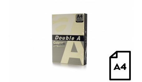 Spalvotas popierius Double A, 80g, A4, 500 lapų, Ivory