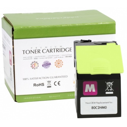 Neoriginali Static-Control Lexmark 802HM (80C2HM0), Purpurinė, 3000 psl.