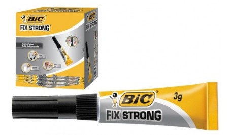 BIC Stiprios fiksacijos klijai FIX STRONG 3 g 12 vnt 9048261