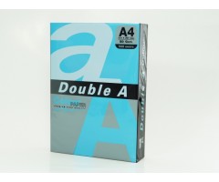 Spalvotas popierius Double A, 80g, A4, 500 lapų, Deep Blue