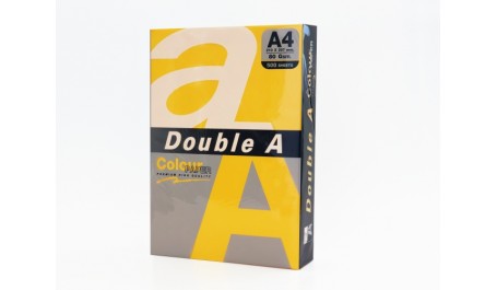 Spalvotas popierius Double A, 80g, A4, 500 lapų, GOLD