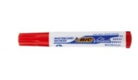BIC Baltos lentos žymeklis VELLEDA 1701 1-5 mm, raudonas, 1 vnt 701030
