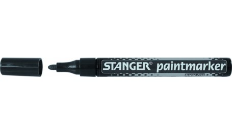 STANGER Žymeklis PAINTMARKER 2-4 mm, juodas, 1 vnt 219011