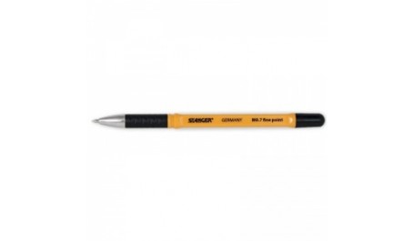 STANGER Tušinukas Finepoint Softgrip 0.7 mm, juodas, 1 vnt 18000300055