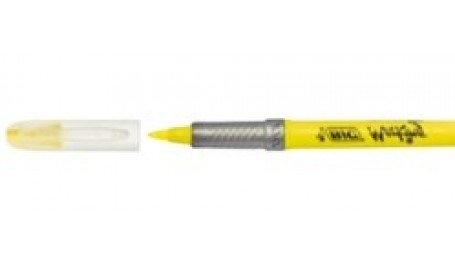 BIC Teksto žymeklis FLEX 1-4 mm, geltonas, 1 vnt 448919