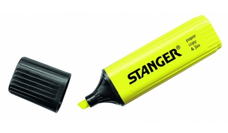 STANGER Teksto žymeklis 1-5 mm, geltonas, 1 vnt 180001000