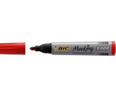 BIC Permanentinis žymeklis ECO 2000 2-5 mm, raudonas, 1 vnt 000033
