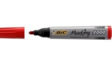 BIC Permanentinis žymeklis ECO 2000 2-5 mm, raudonas, 1 vnt 000033