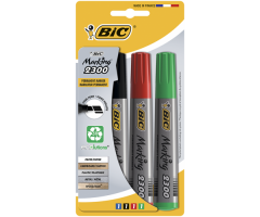 BIC Permanentinių žymeklių rinkinys ECO 2300 4 spalvų rinkinys, 4-5 mm 023041