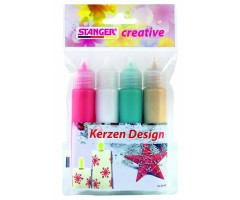 STANGER Dekoravimo rinkinys Candle Design STANGER 4 vnt x 25 ml 900004