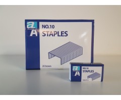 Sąsagėlės Double A Nr.10 1000 vnt. pakuoteje 20vnt.