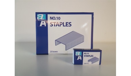 Sąsagėlės Double A Nr.10 1000 vnt. pakuoteje 20vnt.