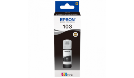 Epson 103 EcoTank (C13T00S14A), Juoda, 65 ml