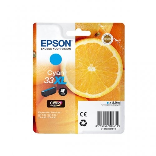 Epson Ink Cyan No.33XL (C13T33624012)
