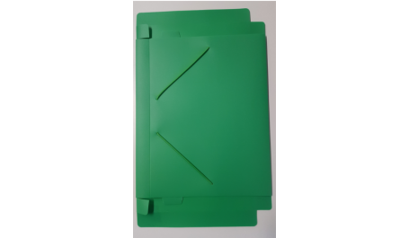 Aplankas su gumelėmis 15MM, žalias