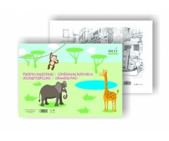 Piešimo sąsiuvinis SMLT A4, 20lapų 120g